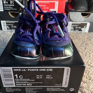 Infant Nike Little Posite TD lridescent